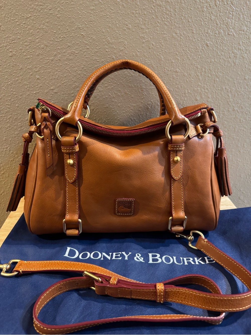 Dooney & Bourke Florentine Leather Satchel